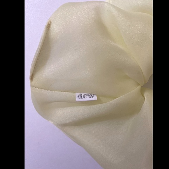 Dew Edit “What’s Up Buttercup” Extra Large Scrunchie - Picture 3 of 3